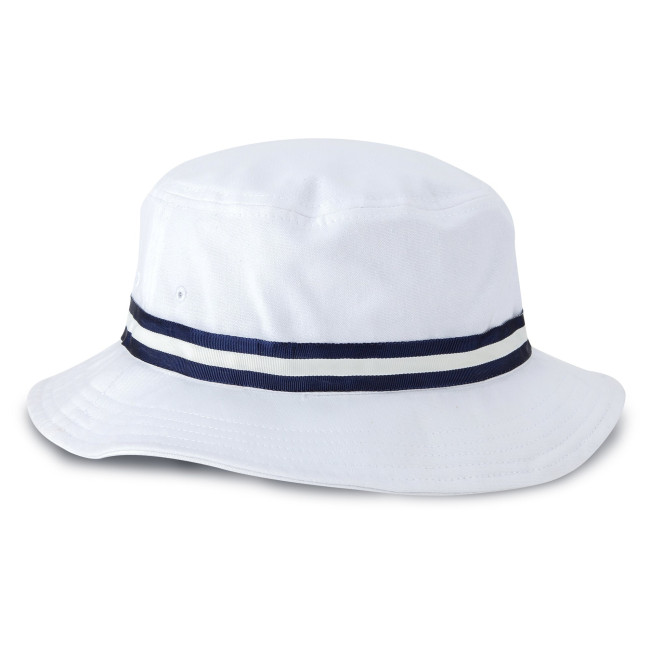 Imperial Headwear White Junior Oxford Bucket Hat (Y1371)